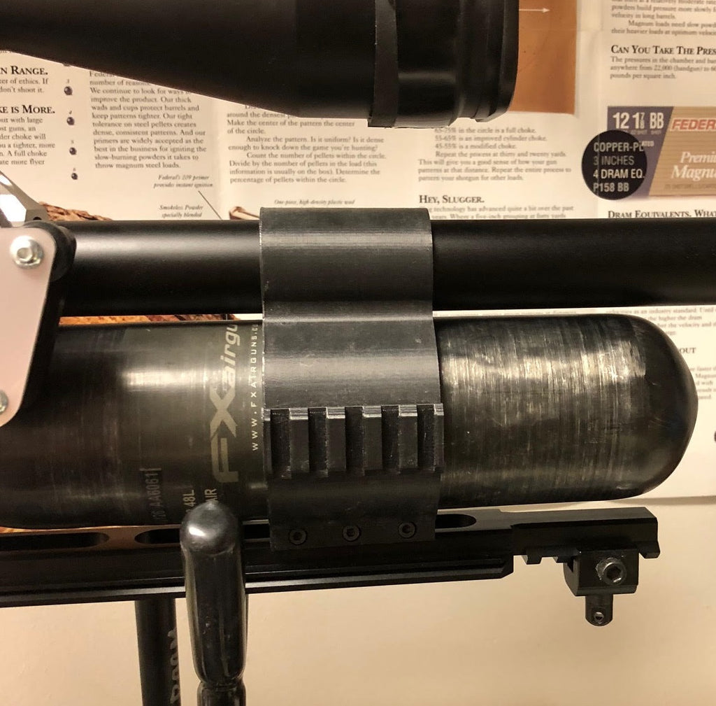 FX-Air Gun Tube Clamp ブラック FX Bipod and Sling Stud Clamp
